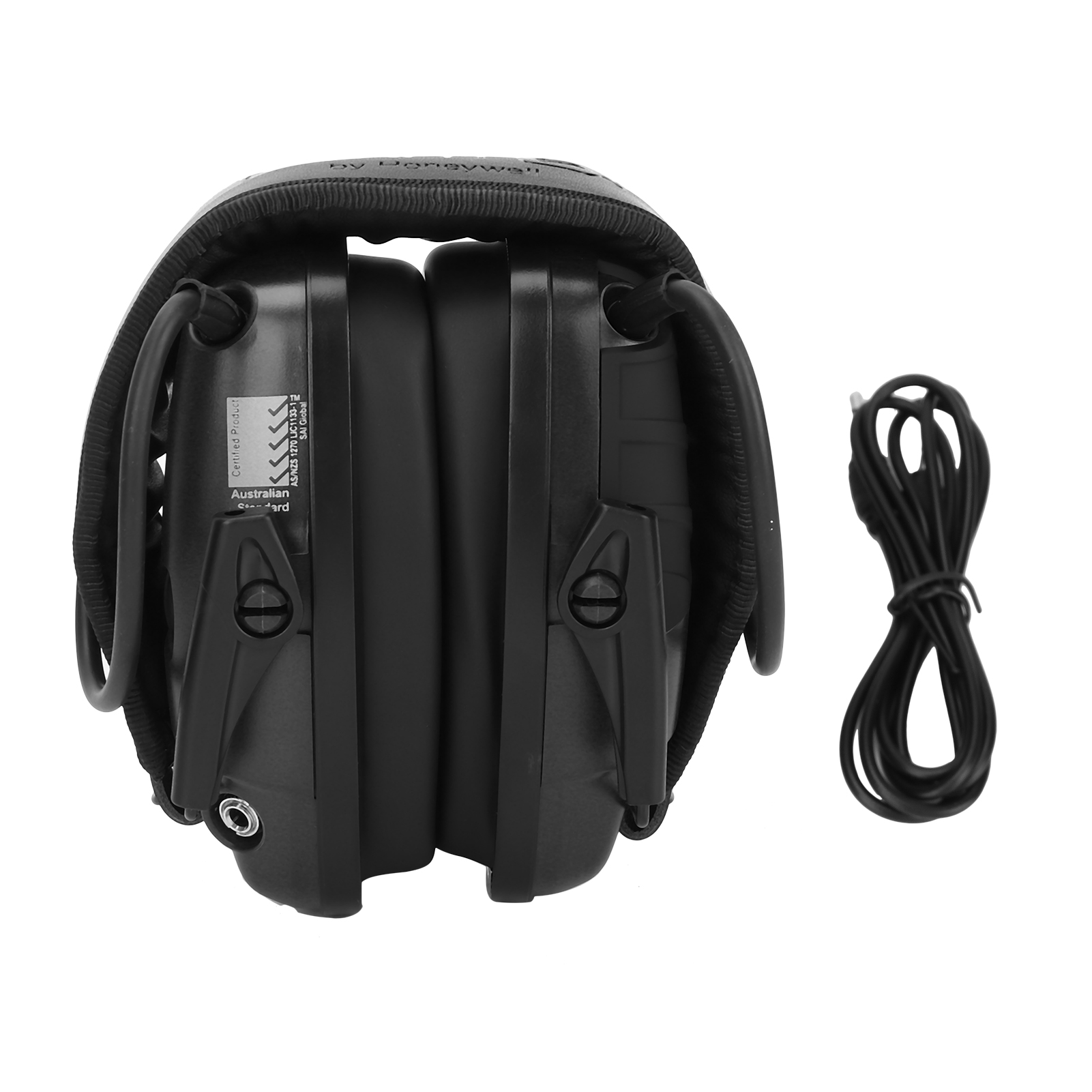 Geräuschunterdrückender Gehörschutz Mit Geräuschreduzierung, Faltbares Schieß-headset Für Jäger, Schwarz