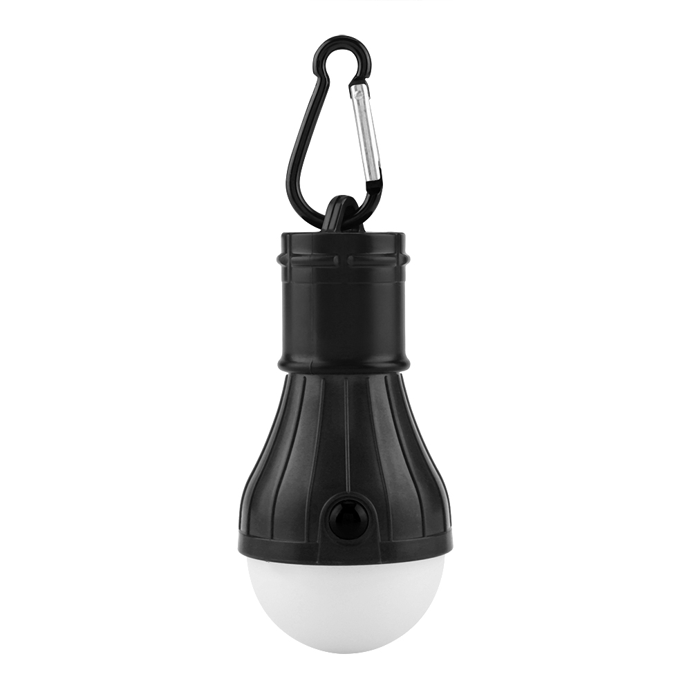 Mini-led-campinglampe Für Zelt, Angeln Und Wandern (schwarz)