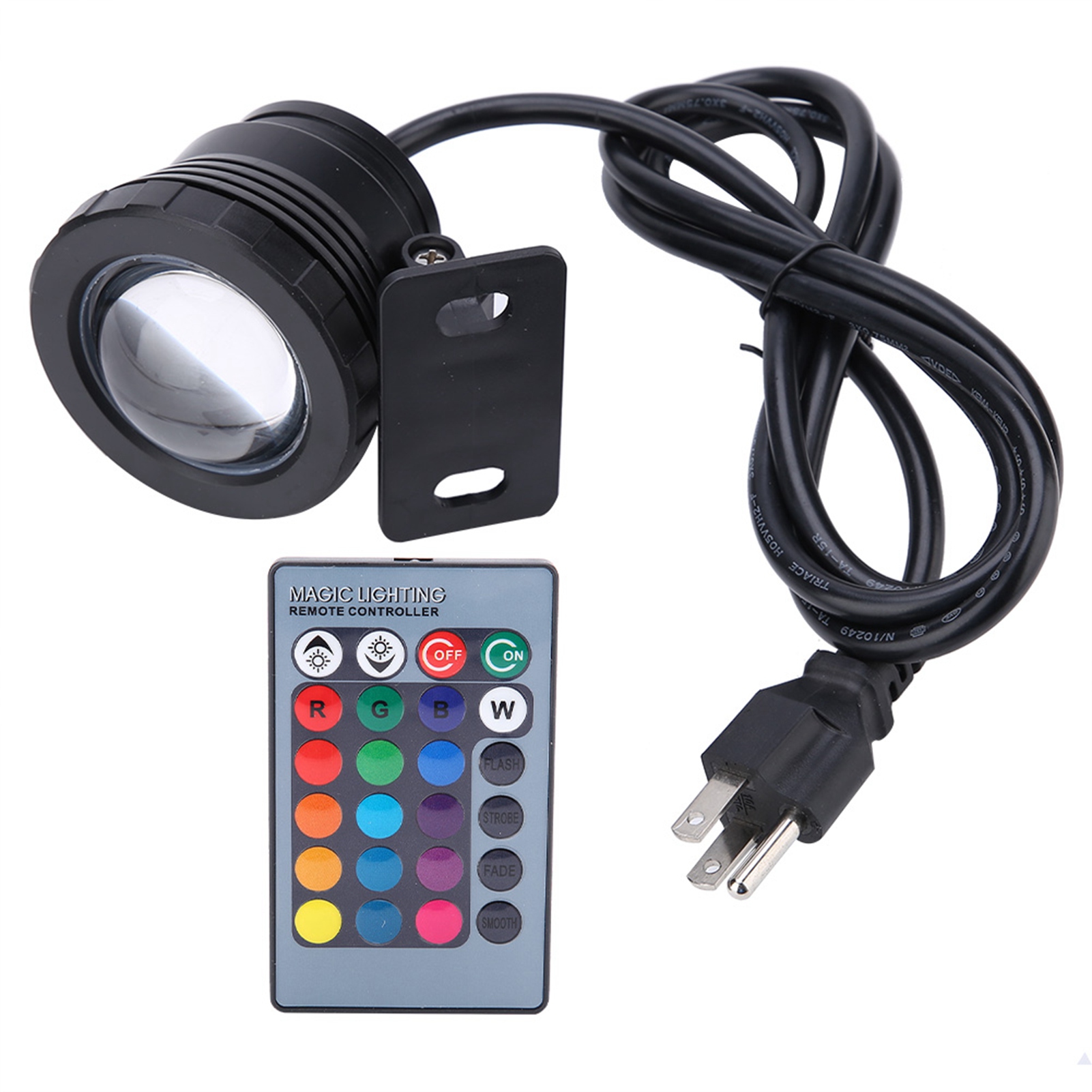 Dekorativer Rgb-led-projektor, Wasserdicht, Mehrfarbig, Für Den Außenbereich, Ac85-265v (5w, Schwarz, 1 Led)