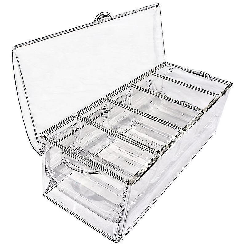 Gewürzständer Mit 5 Fächern Für Den Kühlschrank – Serviertablett Mit 5 Herausnehmbaren Tabletts
