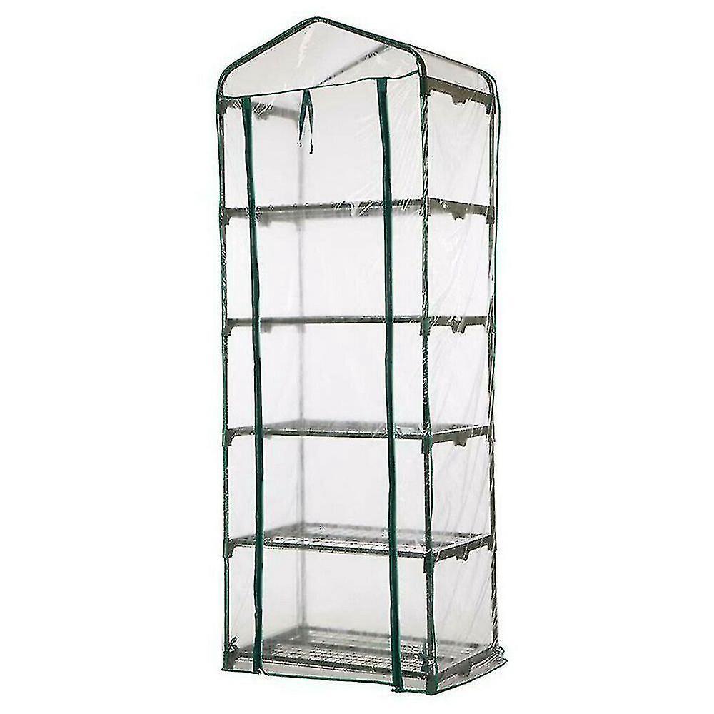 Gewächshaus Für Pflanzen Und Gemüse – Schutzrahmen Für Regale – Transparente Pvc-abdeckung – 69 X 49 X 187 Cm