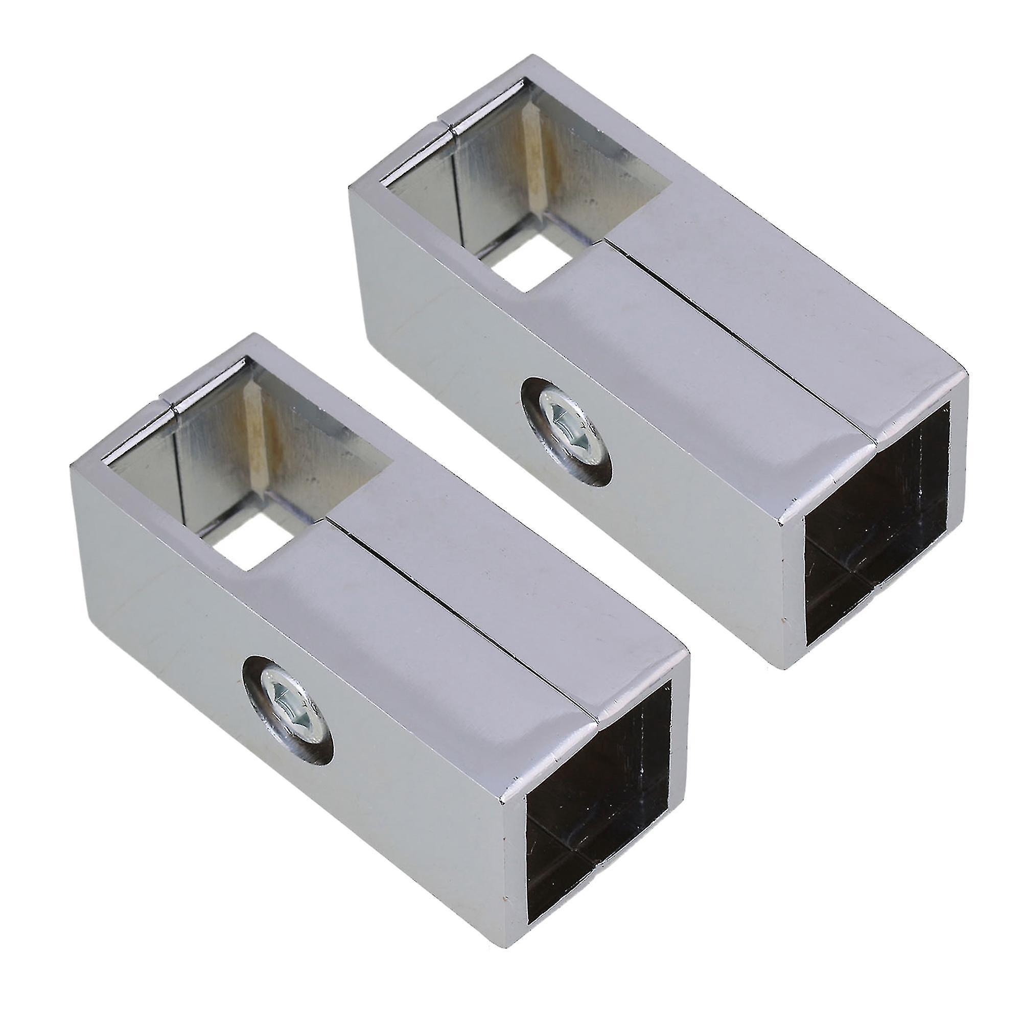Silberne Vierkantverbinder Für 2,5-cm-rohre – 2-wege-befestigungselement Für 2,5-cm-rohre
