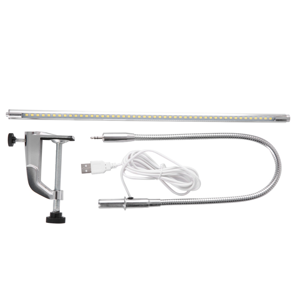 Verstellbare Led-schreibtischlampe Mit Klemme, Für Maniküre, Lesen Und Tätowieren