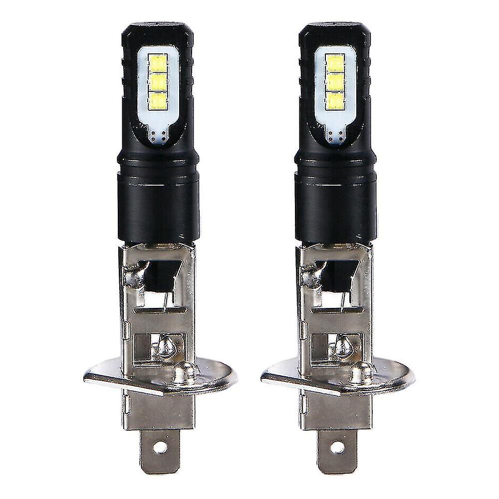 H1 Led-scheinwerfer-kit, 6000 K Ultrahelles Weiß, 6000 Lm, Mit Tagfahrlicht (drl) – Fernlicht