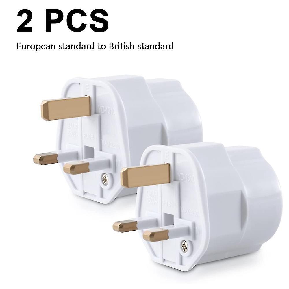 Reiseadapter Für Britische Stecker – Eu-zu-uk-netzadapter – Weißer Reiseadapter