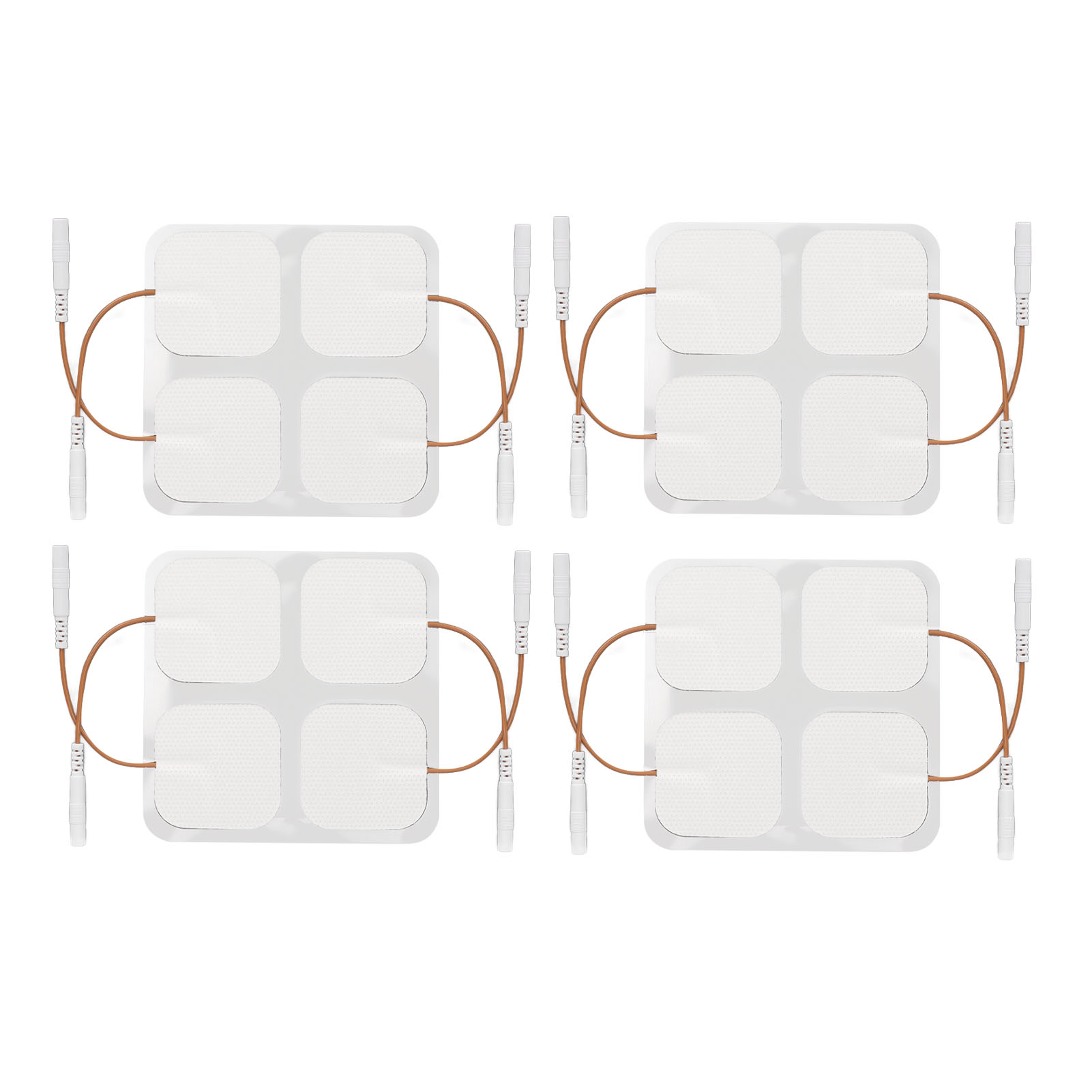 16 Wiederverwendbare, Selbstklebende Quadratische Elektroden Für Tens-geräte, 4 X 4 Cm, 2,5 Mm Dick – Elektrotherapie, Muskelentspannung