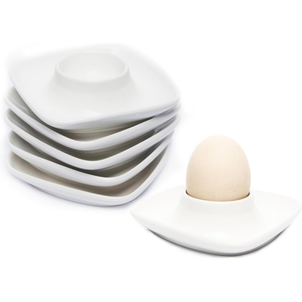Eierhalter Aus Keramik Für Hartgekochte Eier, 6-teiliges Set Zum Präsentieren Und Servieren Von Eiern