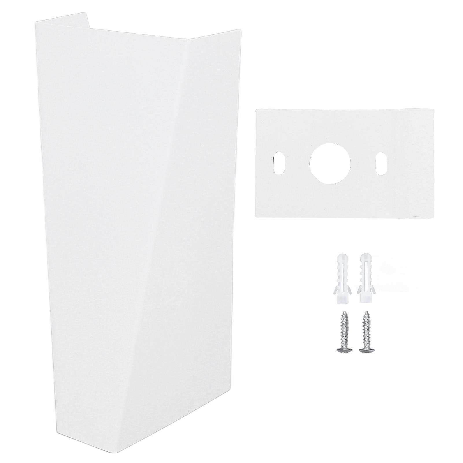 Trapezförmige Weiße Led-wandleuchte, Warmes Licht, Modernes Minimalistisches Design, Ac85-265v