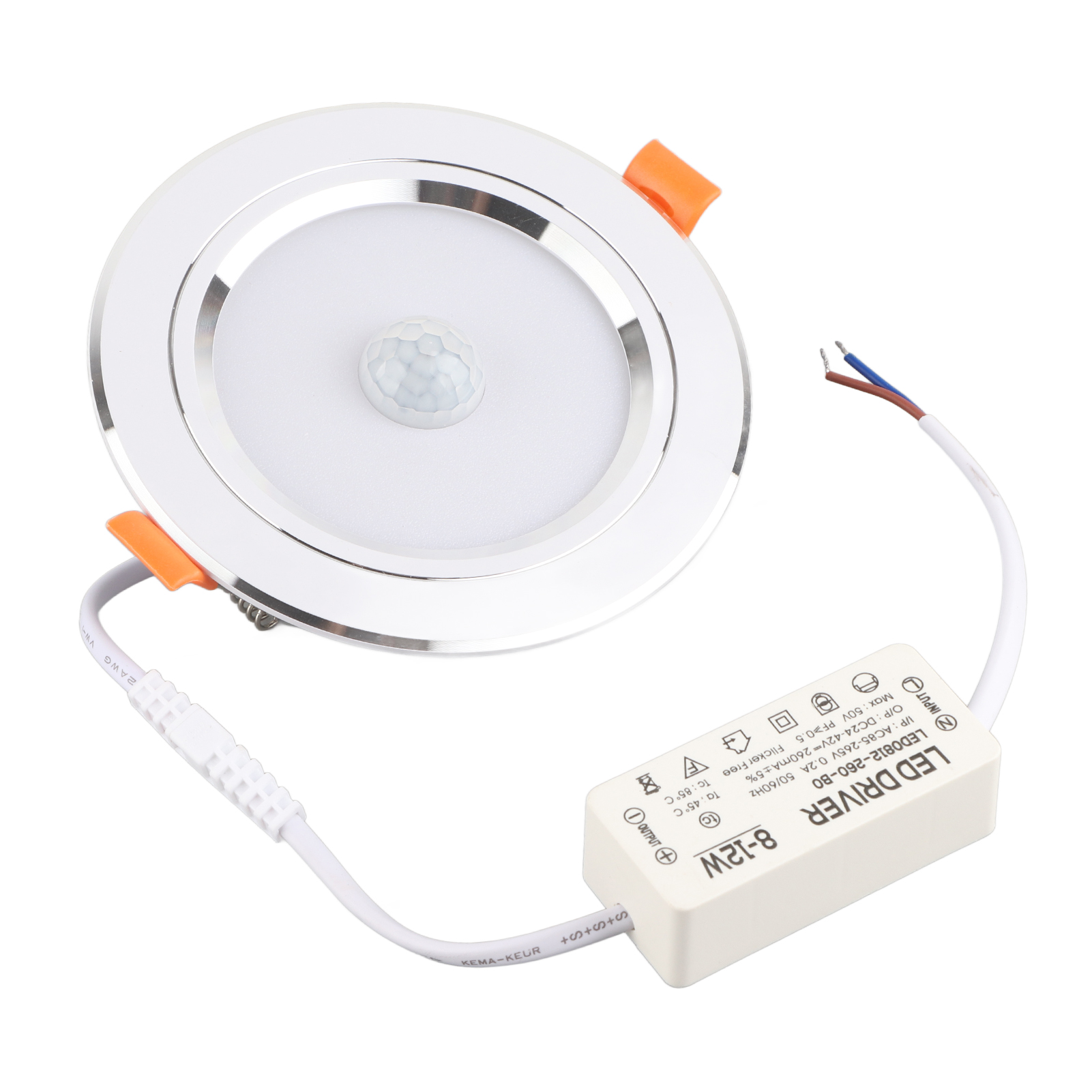 9w Runde Deckenleuchte Mit 18 Leds Und Infrarot-bewegungsmelder Für Flure (kaltweißes Licht)