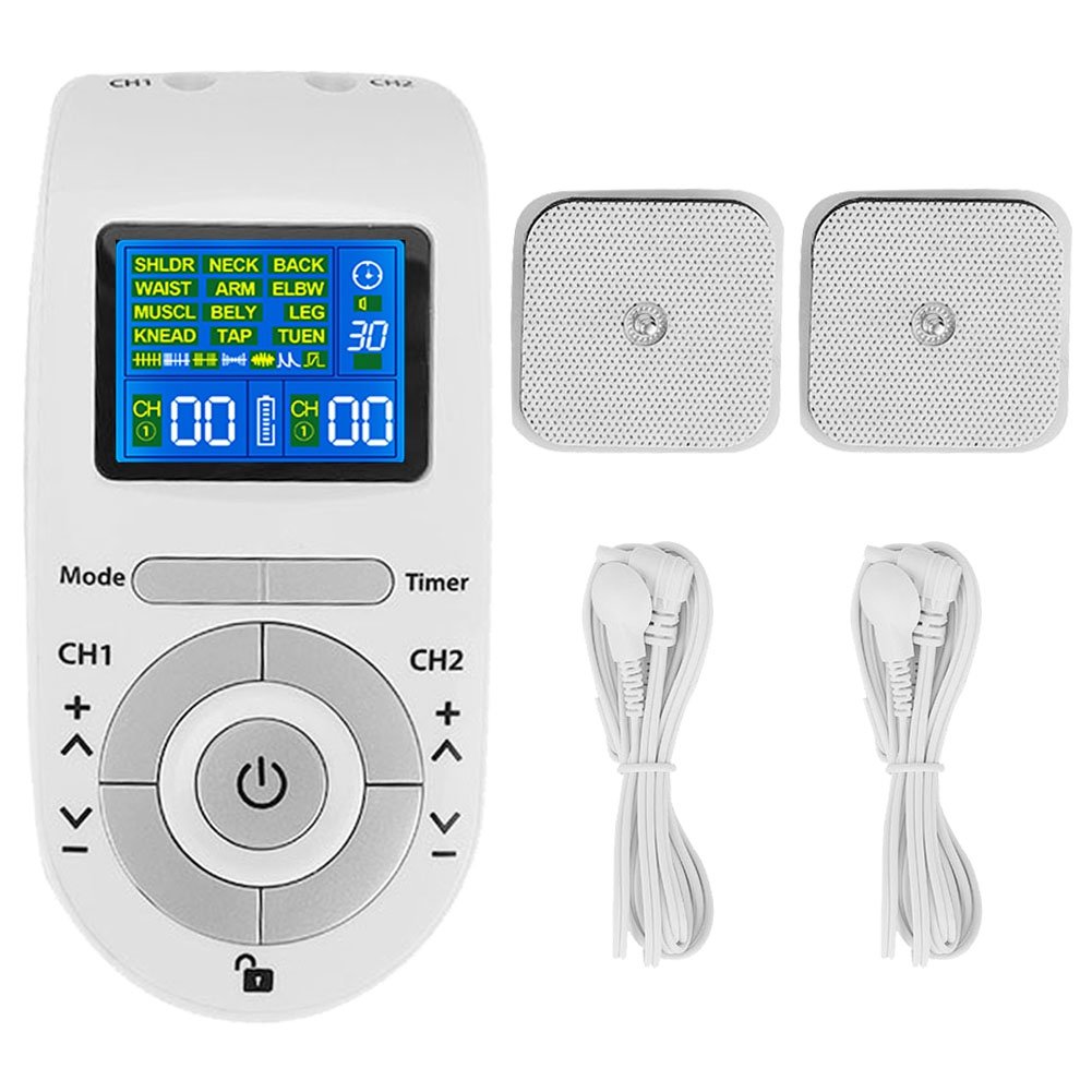 Tens/ems-elektromuskelstimulator Zur Schmerzlinderung Mit Elektroden
