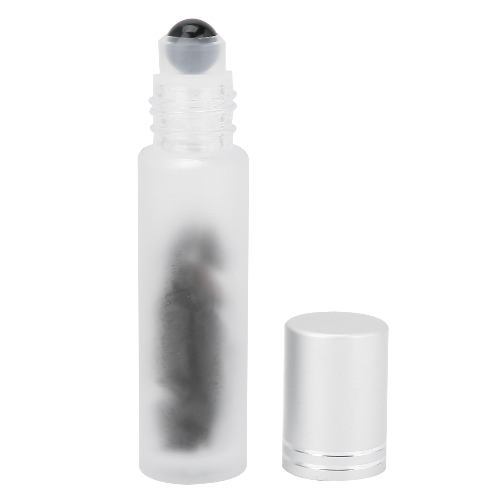 10-ml-glas-roll-on-flasche Mit Obsidiankugel Für Ätherische Öle Und Wellness-produkte