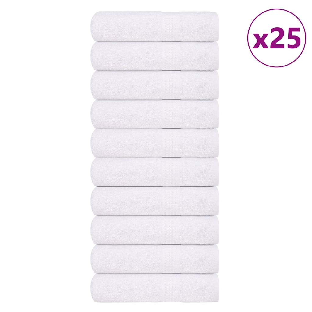 Duschtücher Frogn 25 Stk. Weiß 70x140 Cm 360 G/m²