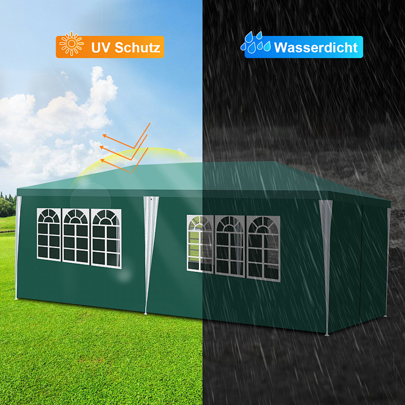 Randaco Carpa Para Recepciones 3 X 6 M Verde