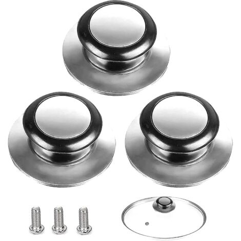 5-teiliges Deckelknauf-set, Topfdeckelgriff, Geeignet Für Glasdeckel, Edelstahl-topfdeckel, P