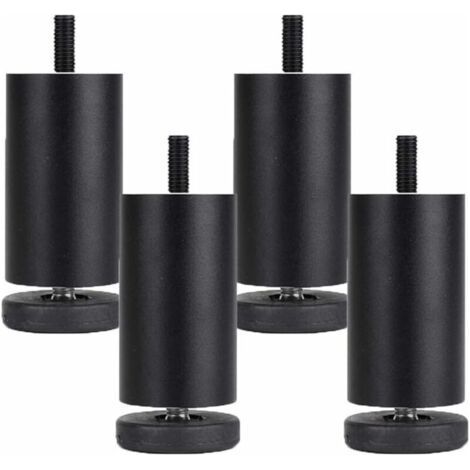 4er-set Verstellbare Möbelfüße Aus Aluminiumlegierung – Höhe 10 Cm – Rostbeständige, Eloxierte Oberfläche – Für Sofa, Bett, Tisch