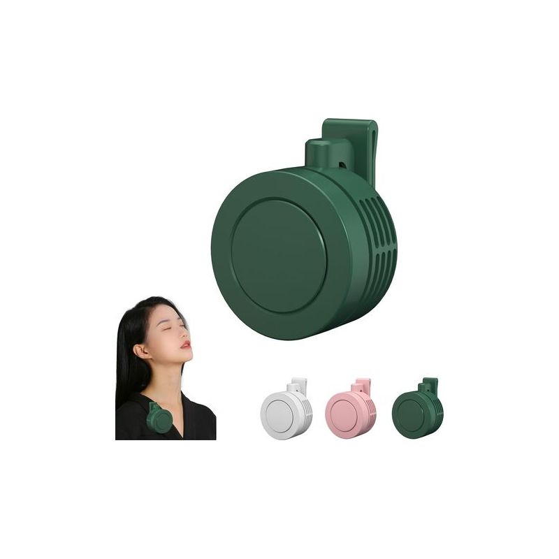 Tragbarer, Leiser Mini-ventilator Ohne Rotorblätter, Mini-clip-ventilator, Tragbarer Mini-ventilator Ohne Rotorblätter Zum Anclipsen, Verstellbarer 3-stufiger Hängeventilator Für Outdoor & Reisen (2: