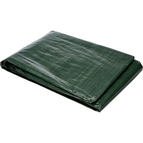 1 Plane 5x4 M, Beschichtetes Polyethylengewebe, 80 G/m², Verstärkte Ecken Mit Metallösen, Schwimmbad/baustelle/lagerung