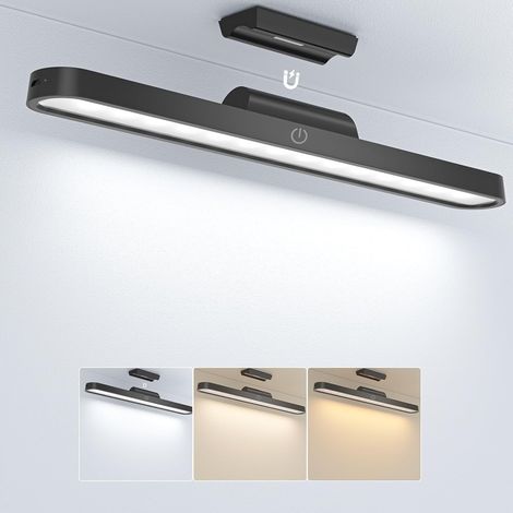 1 Led-streifenleuchte, 2500 Mah, Usb-aufladbar, Magnetisch, 3 Modi, Helligkeit Einstellbar, Küche, Schrank, Büro