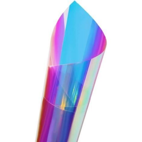 Schillernde, Holografische Chamäleon-fensterfolie, Dekorativer Glasaufkleber Für Bastelarbeiten, Diy-weihnachtsfeierdekoration