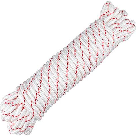 1 Nylonseil, 8 Mm, 20 M, Polypropylen, Bruchlast 680 Kg, Camping, Bootfahren, Gartenarbeit