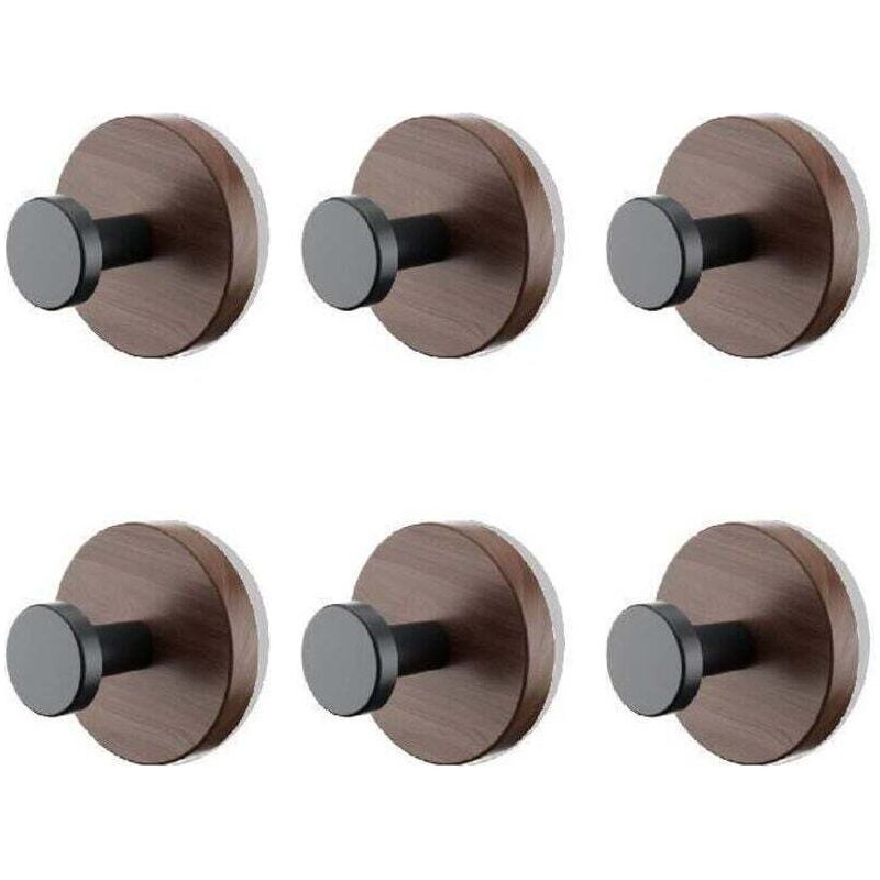 Set Mit 6 Wiederverwendbaren Saugnapfhaken Aus Kunststoff Zur Wandmontage, Ideal Zum Aufhängen Von Handtüchern, Kleidung Und Anderen Bad- Und Küchenutensilien. Kein Bohren Erforderlich.