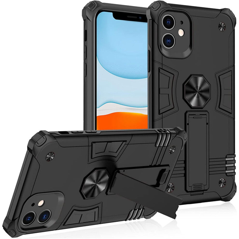 Eine Schutzhülle Für Das Iphone 11 Mit Bildschirmschutz, Fallschutz Nach Militärstandard, Robust Und Langlebig Sowie Mit Standfunktion.