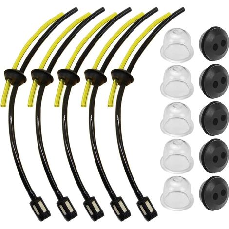 17-teiliges Kraftstoffschlauch-set, Kraftstofffilter, Primerpumpe, Strapazierfähiges Gummi, Für Rasenmäher, Freischneider Und Gartengeräte