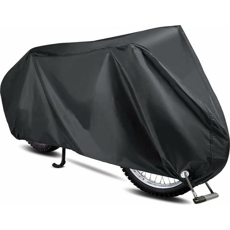 Motorradabdeckung Für Den Außenbereich – Wasserdichtes 190t Oxford-gewebe – Maße: 180 X 60 X 90 Cm – Inklusive Aufbewahrungstasche – Größe M (180 X 60 X 90 Cm)