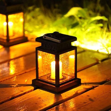 Solarbetriebene Led-nachtleuchte Für Den Außenbereich, Kleine Hängedekoration, Antike, Robuste Garten-, Hof- Und Straßenleuchte, Automatisches Ein- Und Ausschalten Bei Dämmerung – Fei Yu