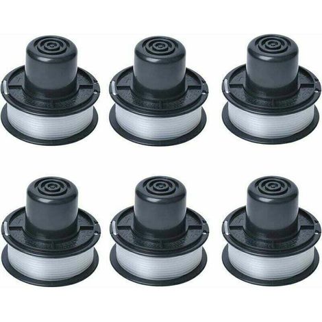 A6226 Trimmerfadenspule, Kompatibel Mit Den Automatischen Rasentrimmern Black & Decker Gl250 / Gl310 / Gl360 / Gl360sb. 6 M Faden Im Set.