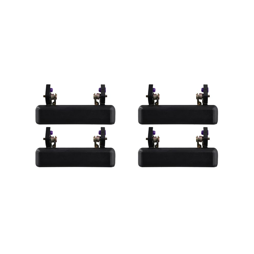 Zwei Paar Schwarze Außentürgriffe (links Und Rechts) Für Suzuki Samurai Modelle Von 1986 Bis 1995, Teilenummern: 8281083000, 8282083000