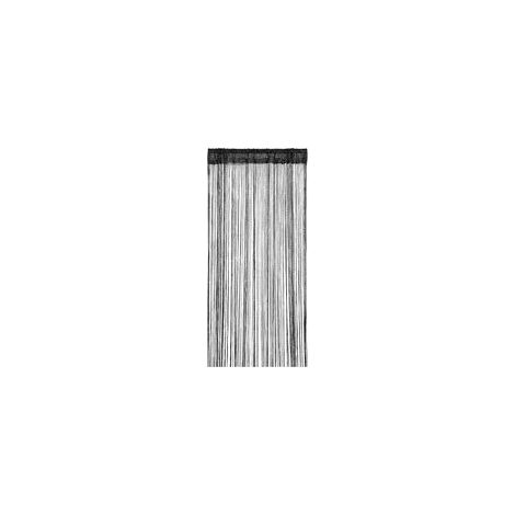 Fliegengittervorhang 90 X 200 Cm, Schwarz Mit Glitzerfransen, Moskitonetz Für Außentüren, Raumteiler Und Dekoration