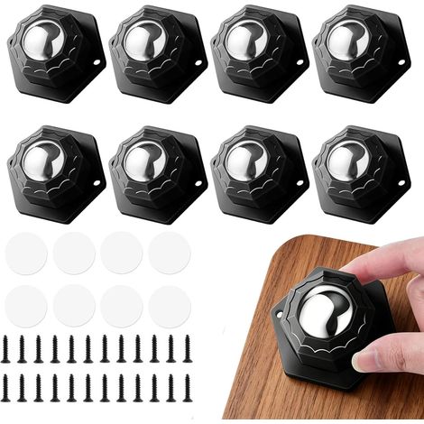 Möbelrollen, 8 Mini-kugellagerrollen, Geeignet Für Schwere Möbel, Küchengeräte Und Gepäck. (farbe)