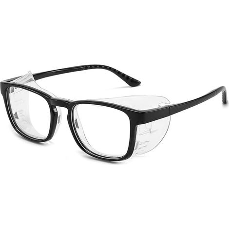 Allergie- Und Pollenabweisende Brille Für Erwachsene, Vollrand-silikongläser - Herausnehmbare Gläser, Blaulichtfilter, Antibeschlag- Und Uv-schutz (farbe: Schwarz)