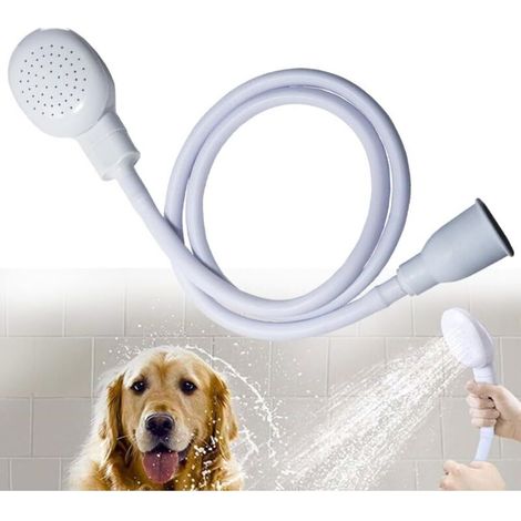 Duschschlauch Aus Gummi Für Waschbecken, Tragbarer Duschaufsatz Für Wasserhahn, Handbrausekopf Für Babybad, Haustiere, Haarewaschen, Gemüsespülen
