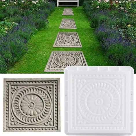 Betonform Zum Selbermachen Für Kunststoff-gehwege, Geeignet Für Beton, Garten, Gehwege, Rasen, Fußwege, Treppen, Betonsteine, Pflastersteine, Garten- Und Terrassenplatten
