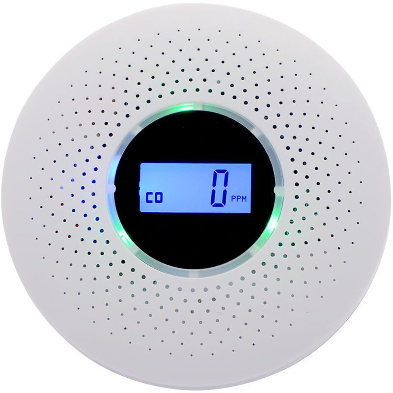 Rauch- Und Kohlenmonoxidmelder – 85 Db Kombinierter Alarm – Hochpräziser Elektrochemischer Sensor – Einfache Installation