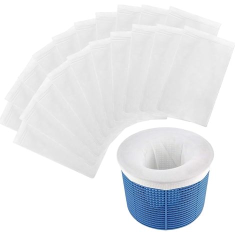 20er-pack Skimmersocken, Feinfilter Aus Nylon, Wiederverwendbar Und Dehnbar, Für Schwimmbäder, Whirlpools Und Jacuzzis