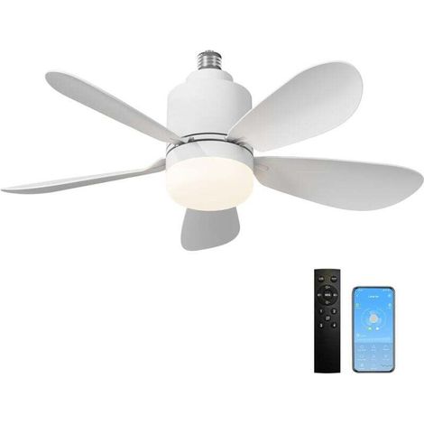Deckenventilator Mit Dimmbarer Led-beleuchtung – Fernbedienung – 3 Geschwindigkeitsstufen – 5 Flügel – 2800 Lumen – 24 W – Leise – Fürs Wohnzimmer