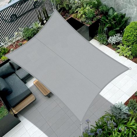 1 Rechteckiges Sonnensegel 3x4m, Wasserdicht, 95% Uv-schutz, Für Garten, Terrasse Oder Balkon