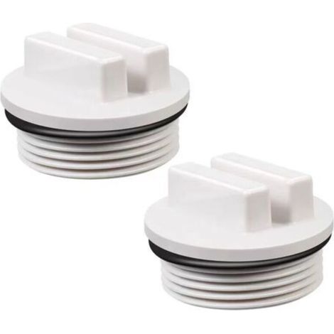 Winterverschlussstopfen Für Schwimmbecken – 2er-pack Gewindestopfen, 3,8 Cm – Kompatibel Mit Hayward-, Pentair- Und Jandy-filtern – Kältebeständiges Material – Sp1022c