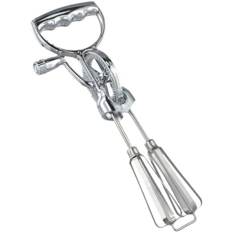 Handrührgerät, Doppelköpfiger Küchenmixer, Edelstahl-handkurbelmixer