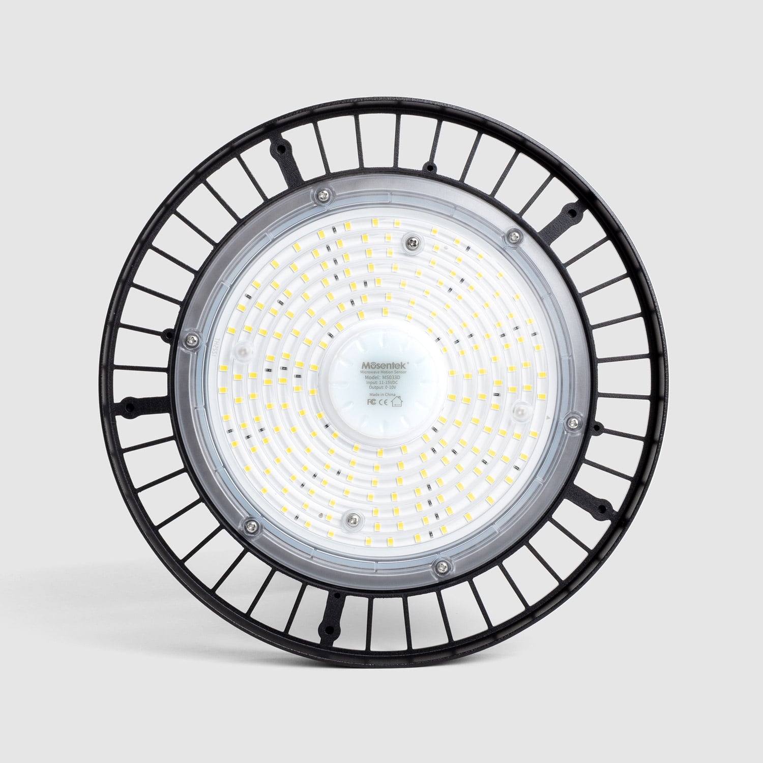 Led Hallenstrahler High Bay Industrial Ufo Hbd Evo 170lm/w Dimmbar 0-10v 5000k 60º Bewegung Radar Kaltweiß 200 W