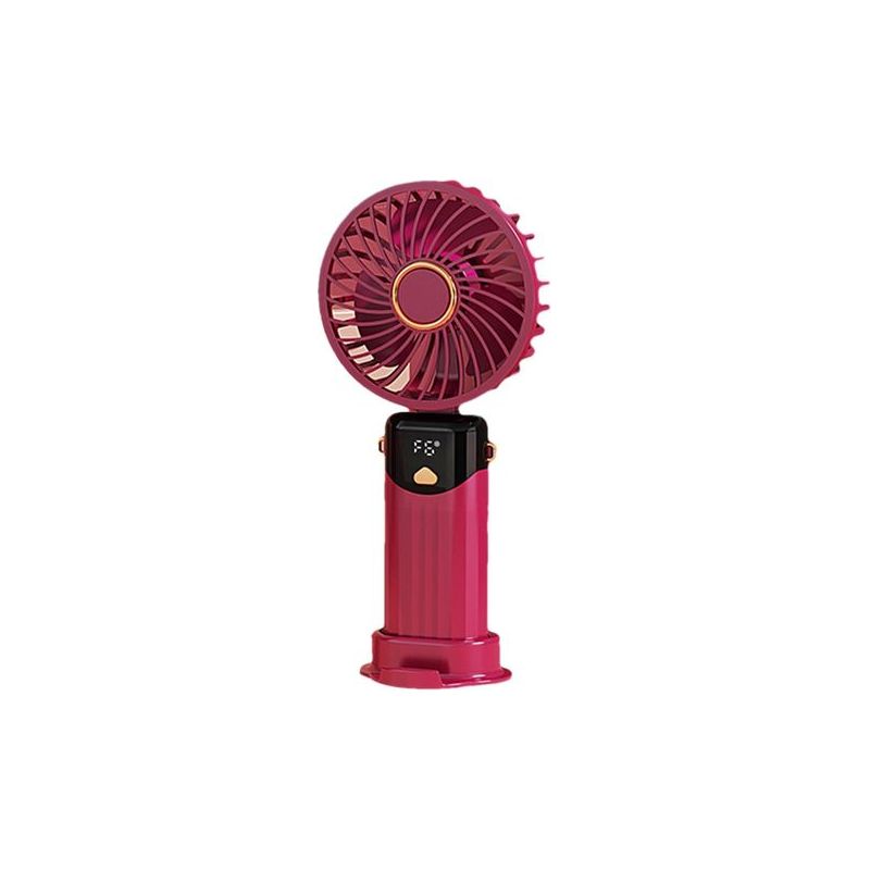 Tragbarer Faltventilator – Kleiner, Faltbarer, Per Usb Aufladbarer Tischventilator Mit Standfuß
