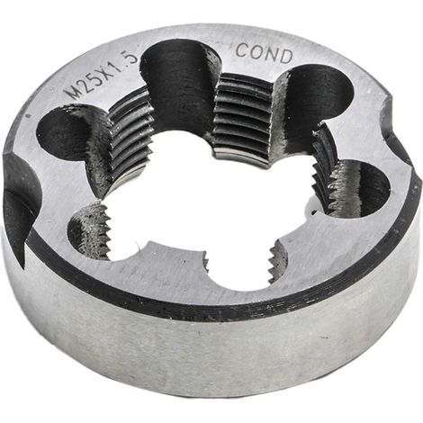 Rs Pro – 25-mm-schneideisen – Metrisches Gewinde (standardsteigung) – 42 Mm Außendurchmesser – Für Sanitär- Und Maschinenbauarbeiten