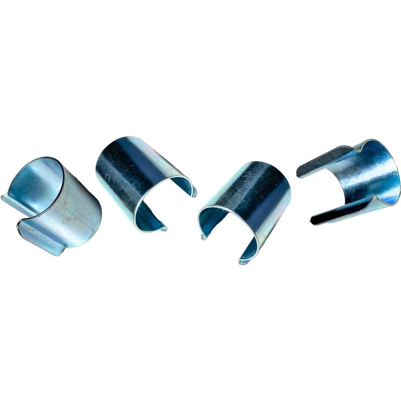 Jarden© 25er-pack Clips, 25 Mm Durchmesser, Für Gewächshäuser – Verzinkte Metallbefestigungen Für Tunnelgewächshäuser Mit 25-mm-rohren Oder -bögen – Zubehör Für Gewächshausabdeckungen Zur Anzucht Von