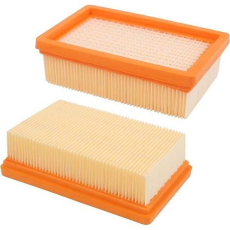 2er-pack Ersatzfilter Für Kärcher Wd4, Wd5, Wd6, Mv4, Mv5, Mv6 Falten-flachstaubsauger Pzcc