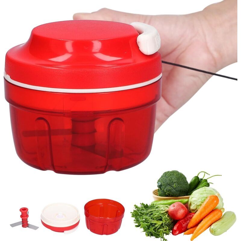 Rnemitery – Zwiebelschneider – Klinge Aus Edelstahl – 300 Ml Fassungsvermögen – Kompaktes Und Ergonomisches Design Für Den Dauereinsatz
