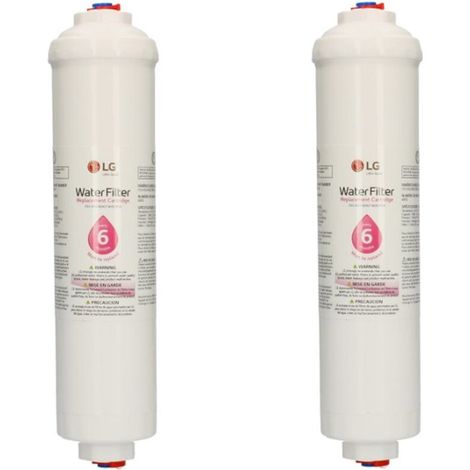 2er-pack Bl9808 Wasserfilter Für Lg-kühlschränke – Fassungsvermögen 1892 Liter – Durchflussrate 1,9 L/min – Abmessungen 235 X 50 Mm