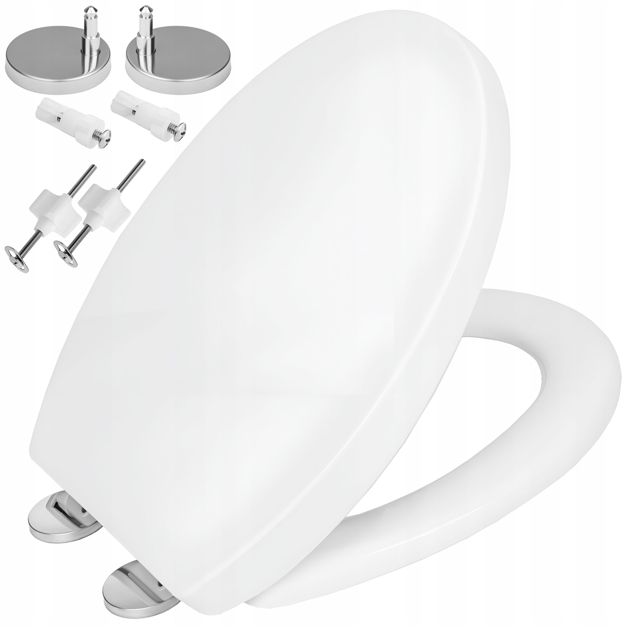 Wc-sitz, Soft-close, Universal, Aqui White